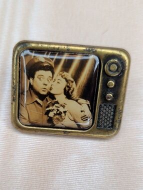 Vintage 50s Honeymooners TV Button Pin Badge Collectible MCM